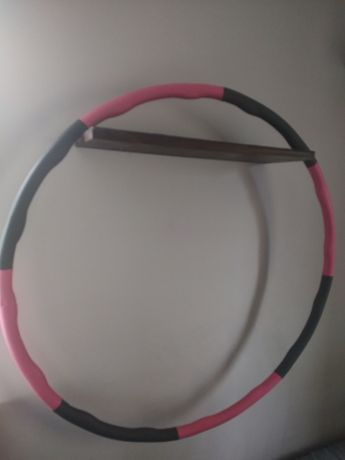 Hula hop różowo czarny częściowy