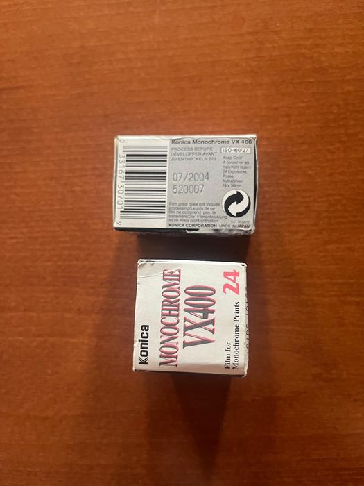 Rolos expirados 35mm Konica