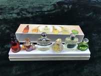 Miniaturas de frascos de perfume