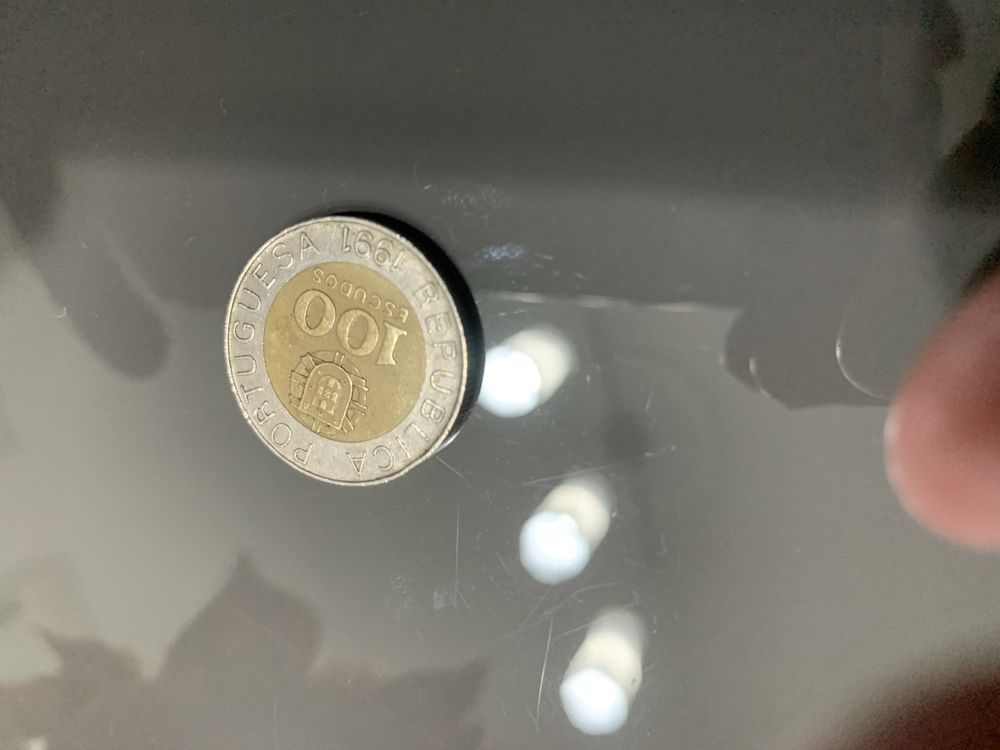 Moeda euro valor de 100 escudos 1991