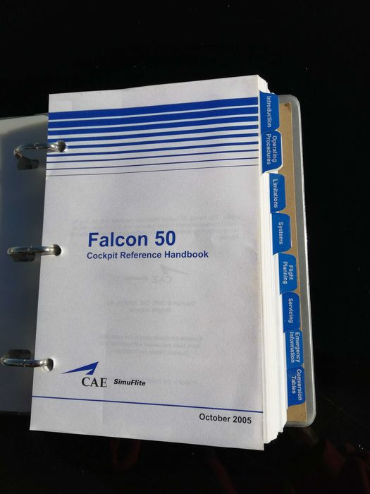 Publicações Avião Dassault Falcon 50
