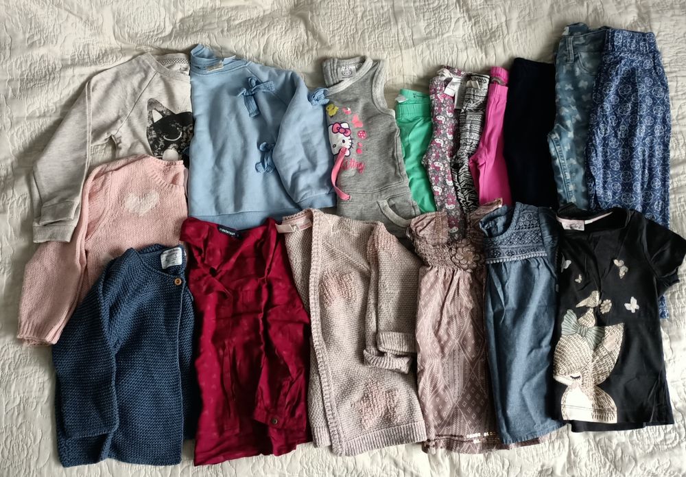 Zestaw4 ubranek roz. 98