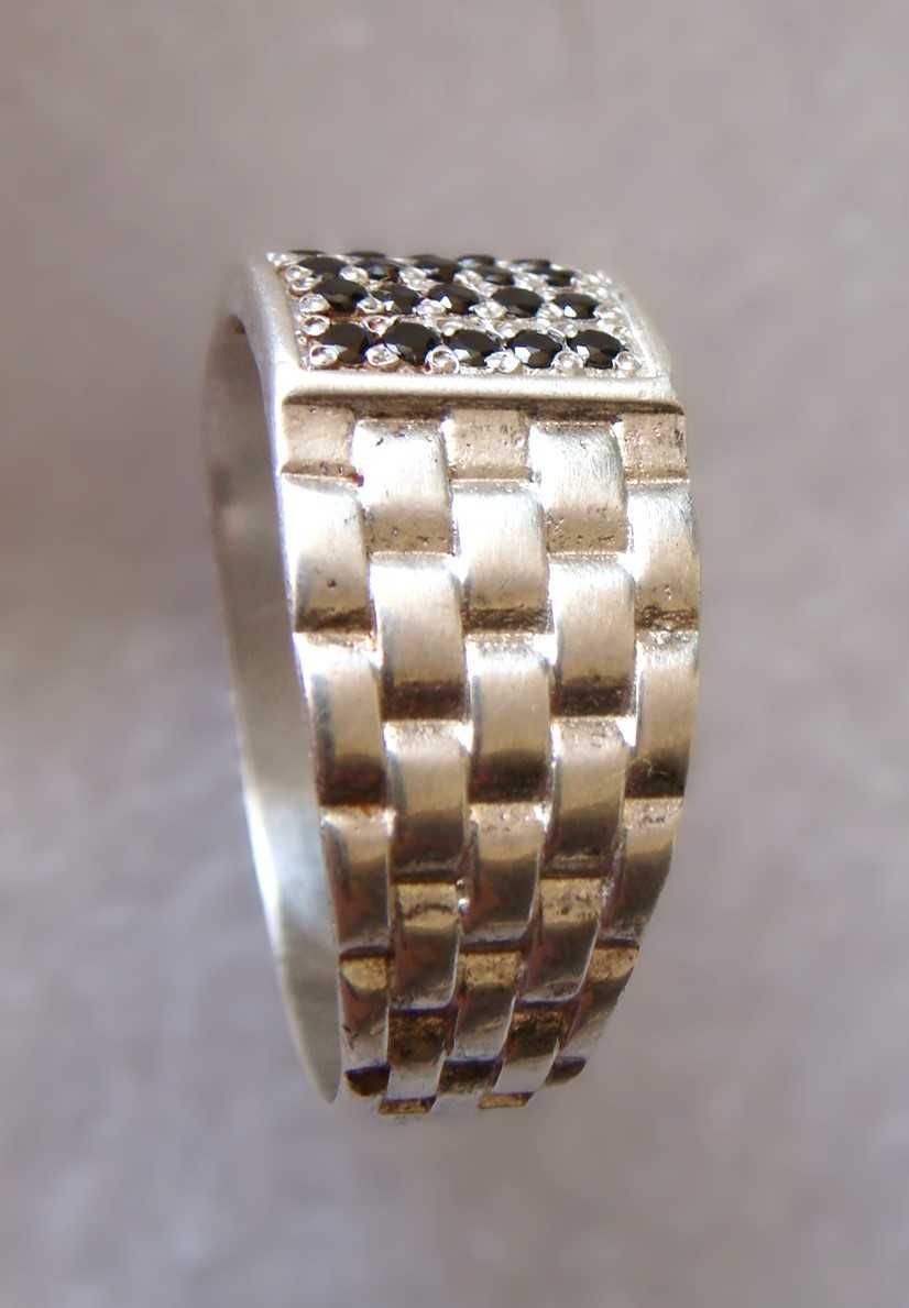 Кольцо мужское Diamant, серебро 925 пробы, р. 21
