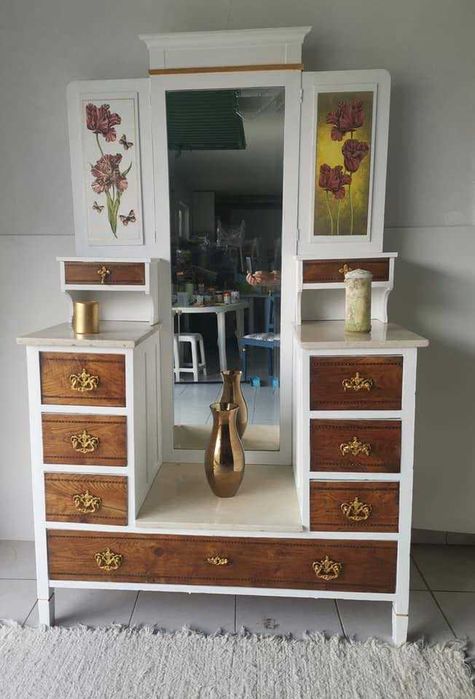 Boa compra-móvel Intemporal lindo toucador romântico