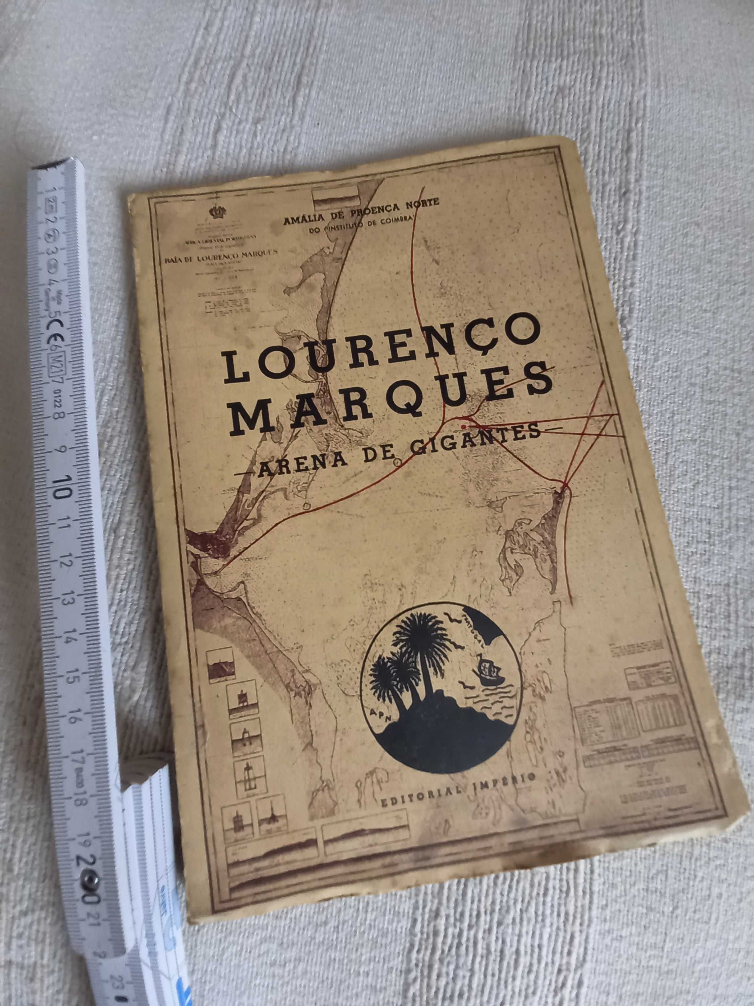 Livro antigo sobre Lourenço Marques atual Maputo Moçambique