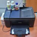 МФУ принтер Canon Pixma E484 + СНПЧ + фарба