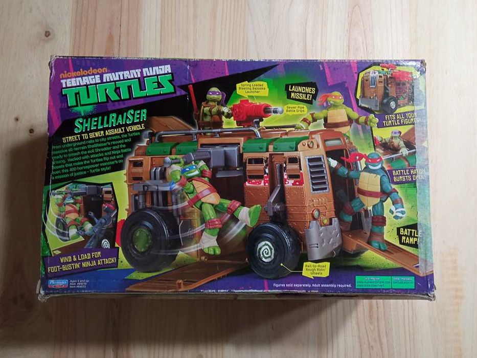 Caixa Teenage Mutant Ninja Turtles Shellraiser