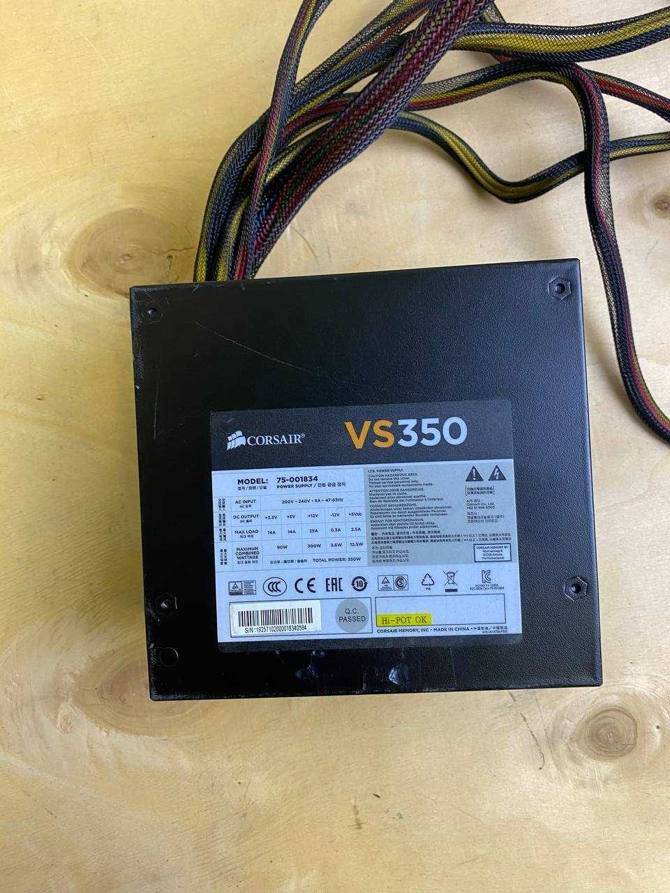 Блок живлення CORSAIR 75-OO1834 VS350 /350W/ POWER SUPPLY