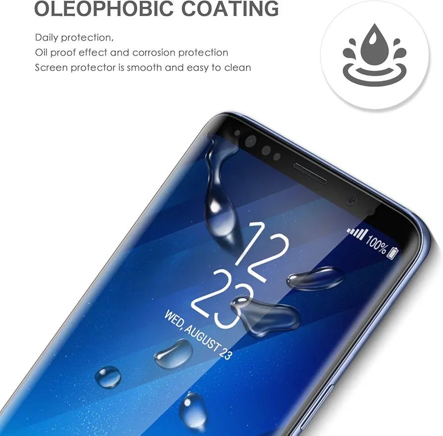 Szkło Samsung Galaxy S8, Tentoki 9H, cały ekran, zakrzywione krawędzie