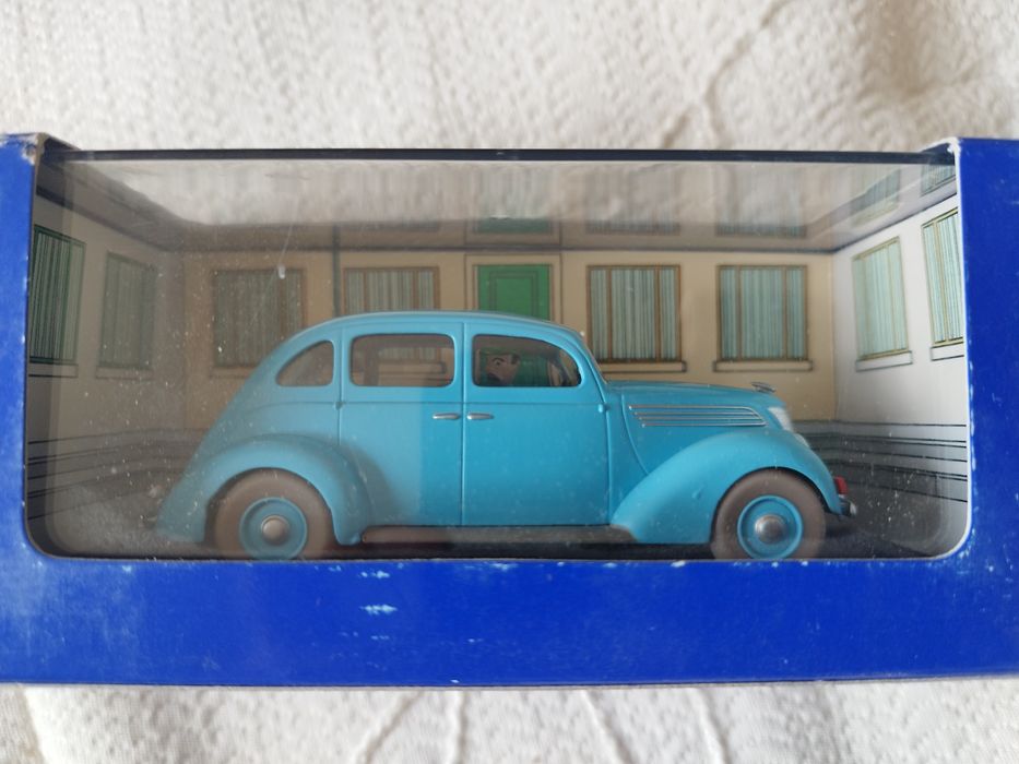 Carro de colecionador do Tintim. Tintin