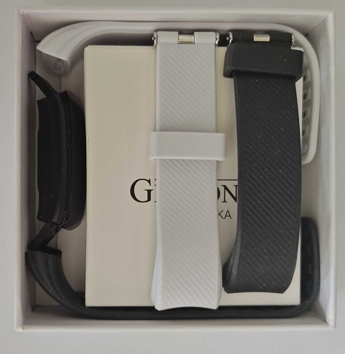 Smartband GIEWONT Fit&GO Duo GW200 - Black + Pasek Ice White