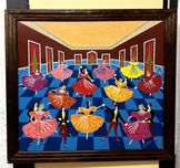 quadro naif - O baile
