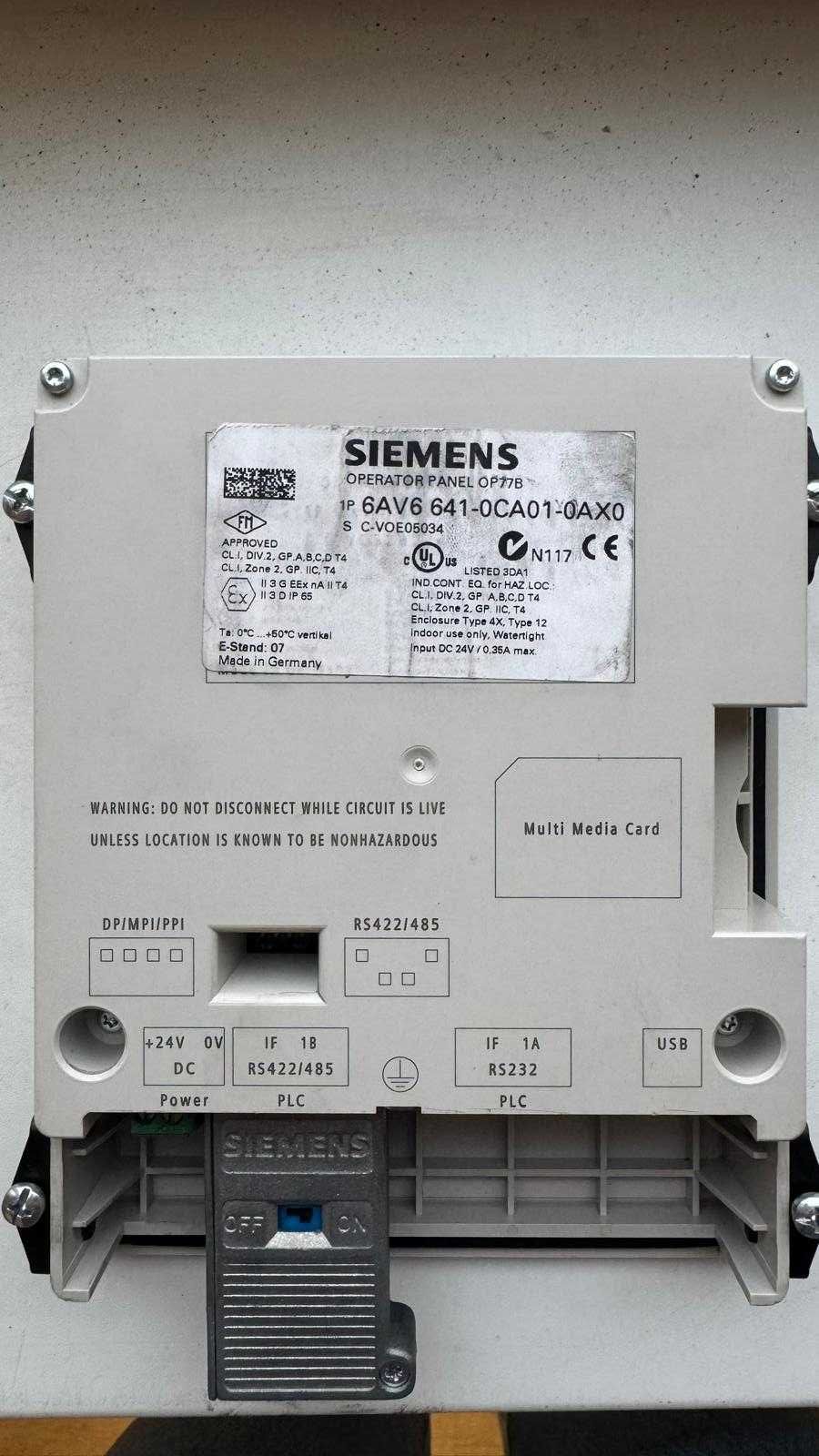Siemens Operator Panel OP77B