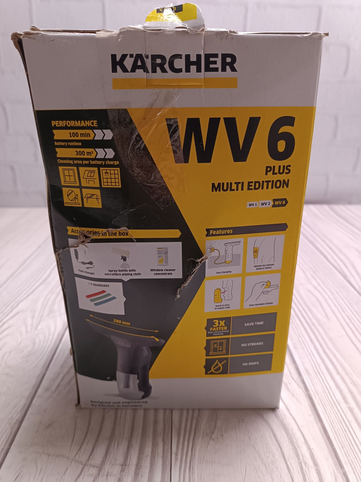 KARCHER WV 6 Plus Multi Edition акумуляторний віконний пилос