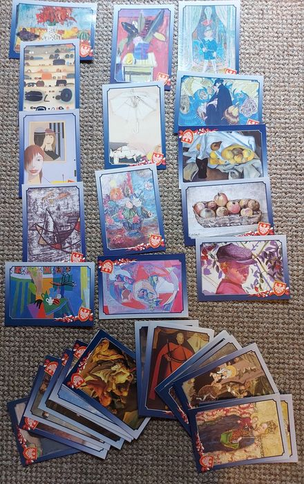 Kronika Polski malarstwo polskie kartki pocztowe