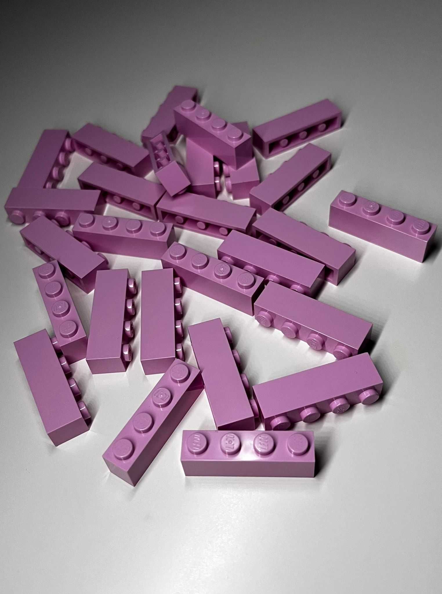 10 x LEGO 3010 Brick 1x4 , Bright Pink