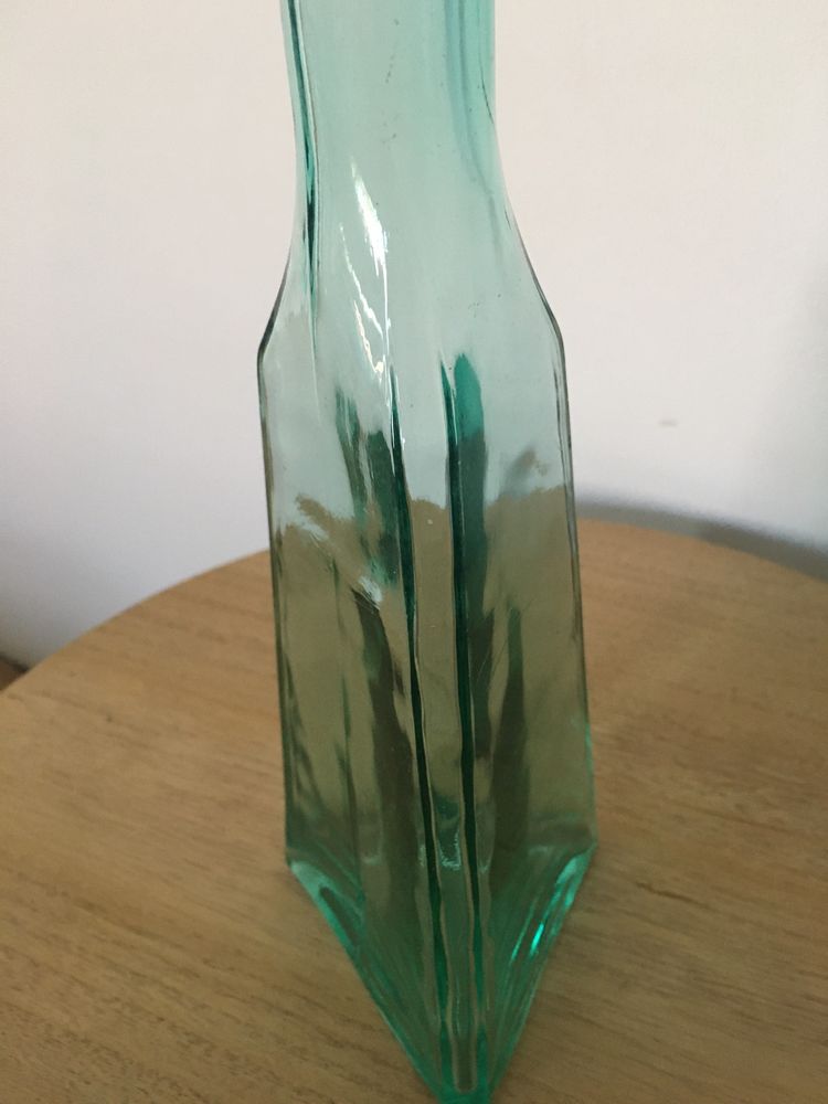 Szklany wazon butelka Pear Vintage