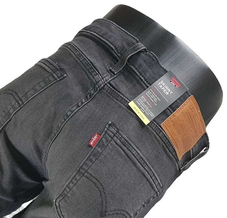 Męskie jeansy Levi's Skinny Taper szare rurki Levis nowe oryg. W36/L34