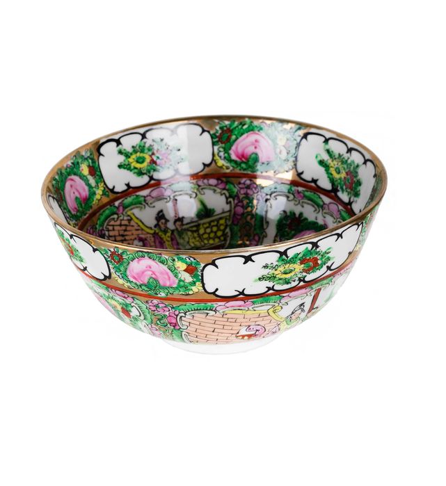 Taça de Arroz em Porcelana Chinesa, Macau, Século XX