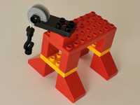 DŹWIG OBROTOWY z WCIĄGARKĄ na podporach budowa Lego DUPLO