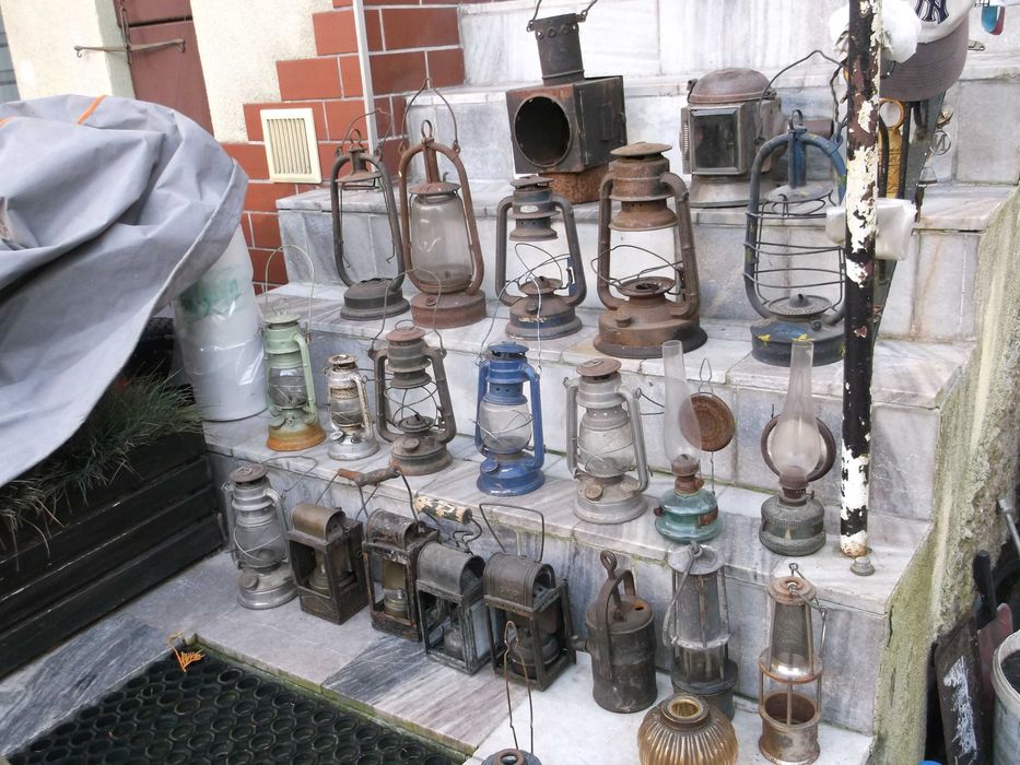 przedwojenne lampy naftowe