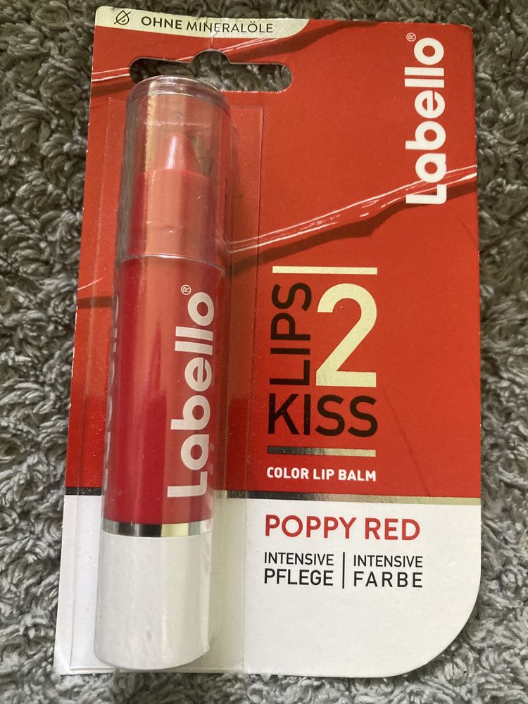 Labello Color Lip Balm Poppy Red