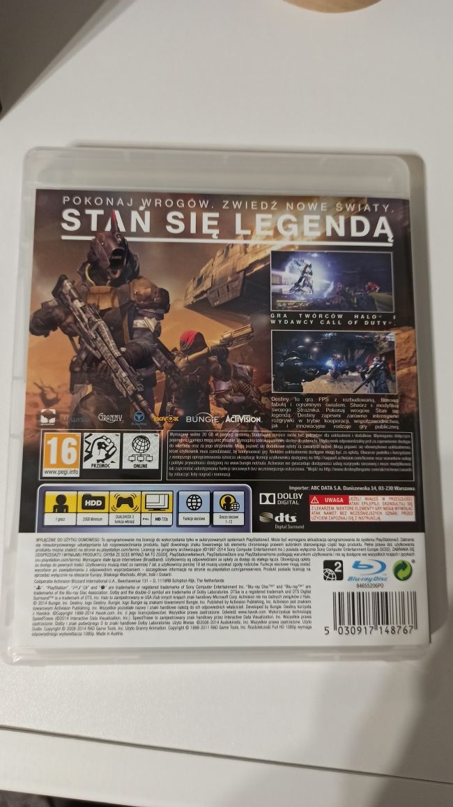 Gra Destiny na ps3