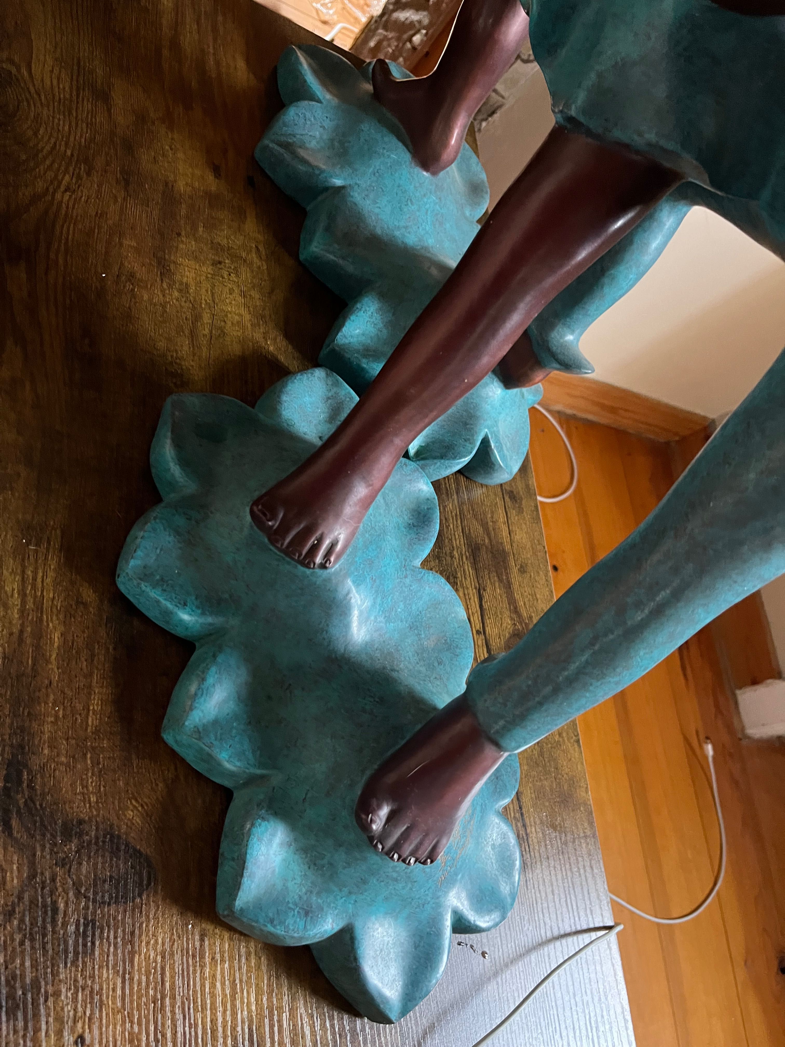Solid bronze sculpture by Wu Liang Yan (Limited edition)
