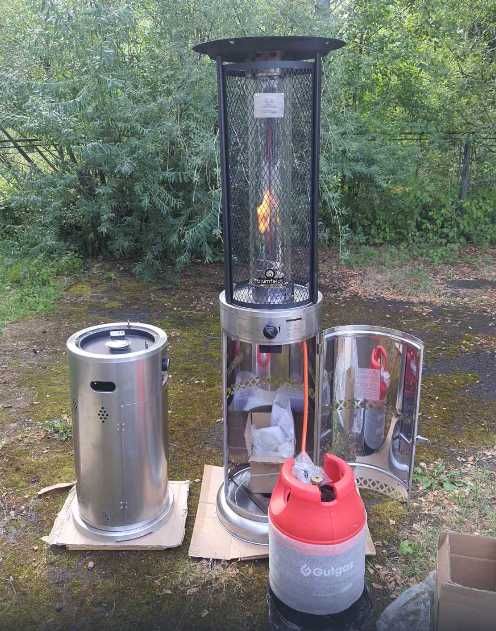 Газовый обогреватель Blumfeldt Goldflame Deluxe 11 кВт 182 см
