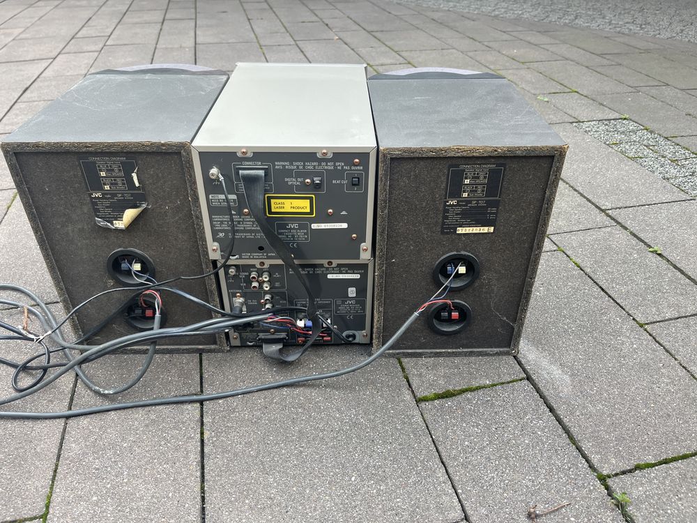 JVC EX-TD77R wieza stereo komplet retro