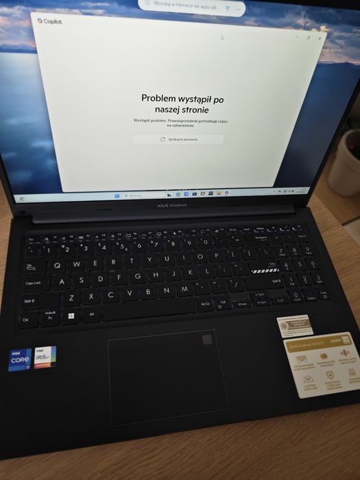 Laptop Asus Vivobook a1504 , i7 1335u, 16/512 jak nowy gwarancja