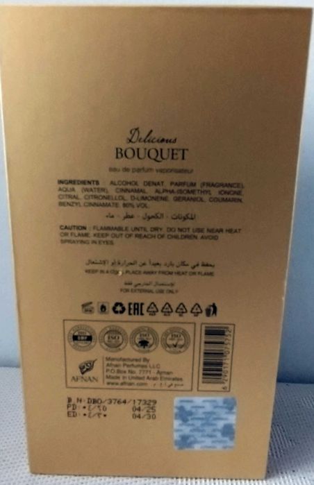 Perfumy damskie Afnan Delicious Bouquet, 80 ml, edp
