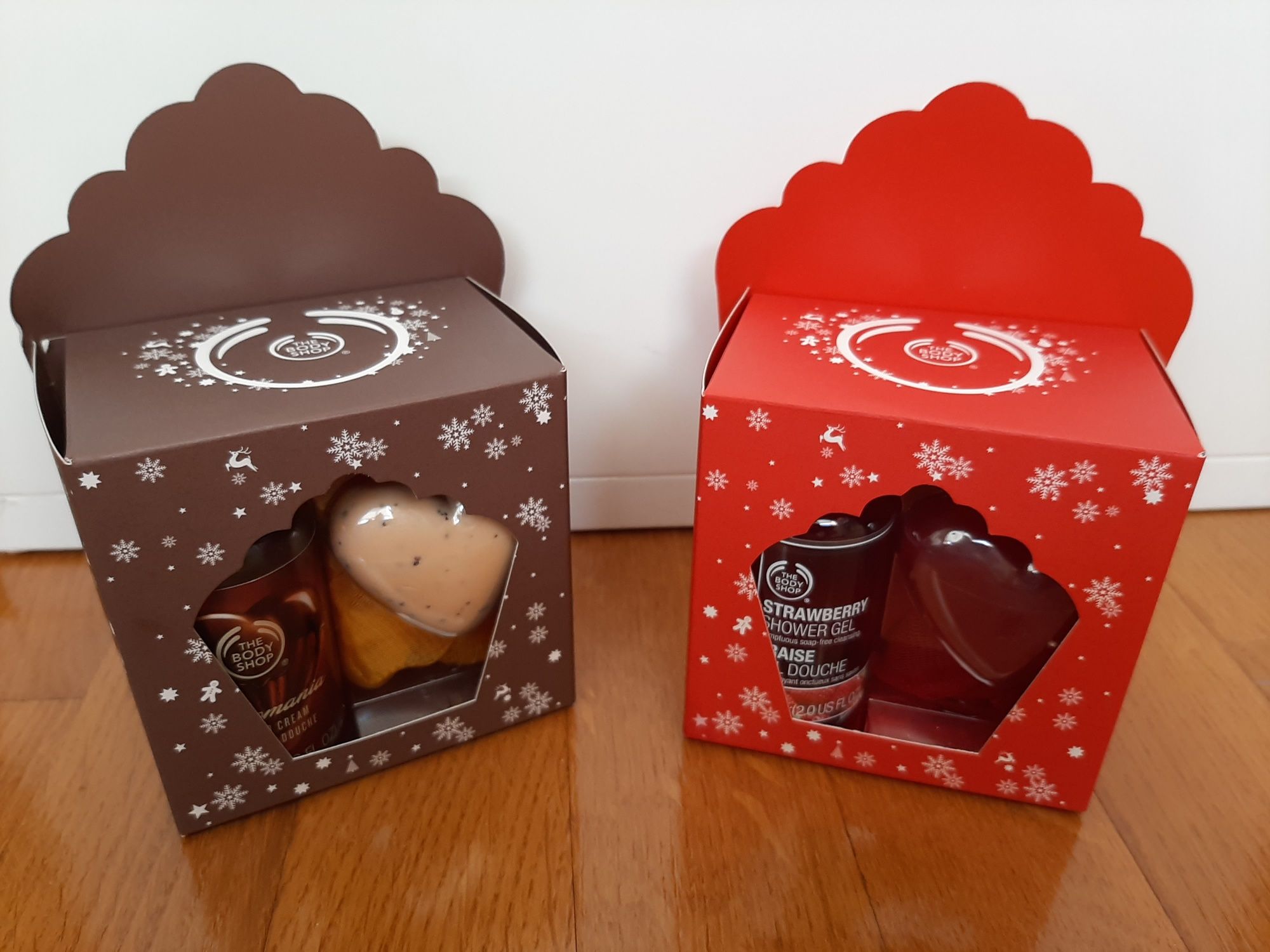 Coffret de Natal CupCake Morango ou Chocolate