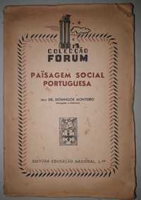 Livro - Domingos Monteiro - Paisagem Social Portuguesa