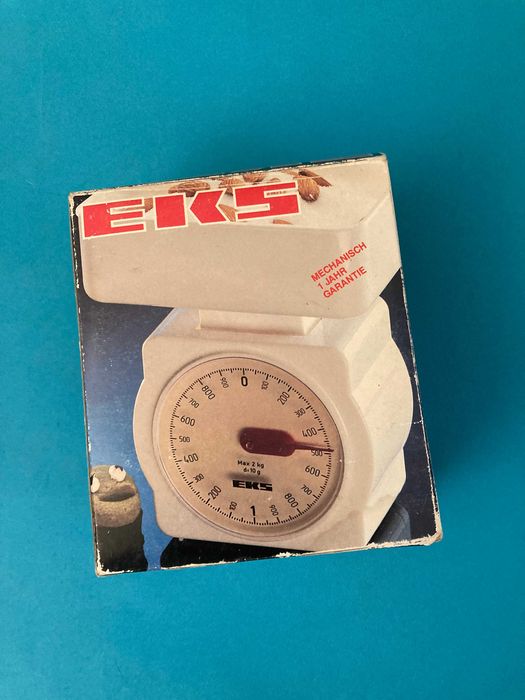 Balança de Cozinha Vintage da marca Alemã EKS nova em caixa