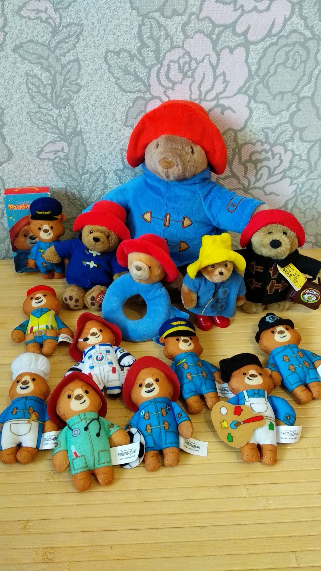 Паддингтон Винтаж Eden Toys 1986 Paddington Bear Мишка лот