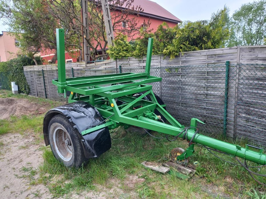 Przyczepa dłużycowa 6 t dmc auwaerter stal drewno paul nl