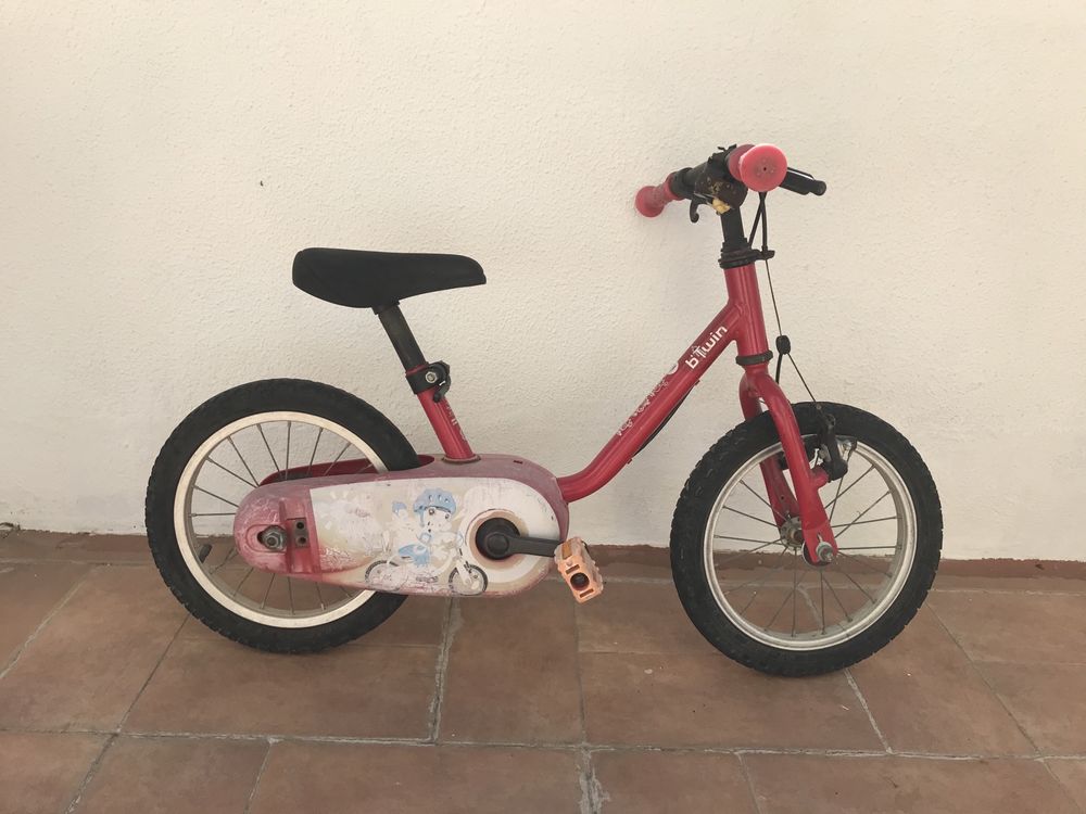 BICICLETA DE CRIANÇA 3-4,5 ANOS 14 POLEGADAS BTWIN