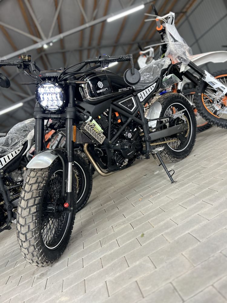 Мотоцикл Geon Scrambler 300 || покоління, Новинка 2025 року, Доставка