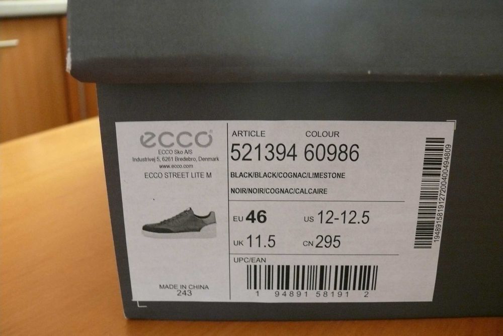Sneakersy Ecco Street Lite  46 EU  29,5 CM