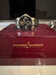 Годинник Ulysse Nardin Dual Time Men's Black Crocodail