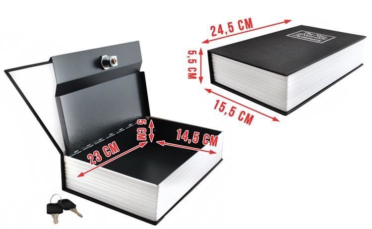 Меблевий металевий сейф 23x17x17 см має ключі код і електронний замок