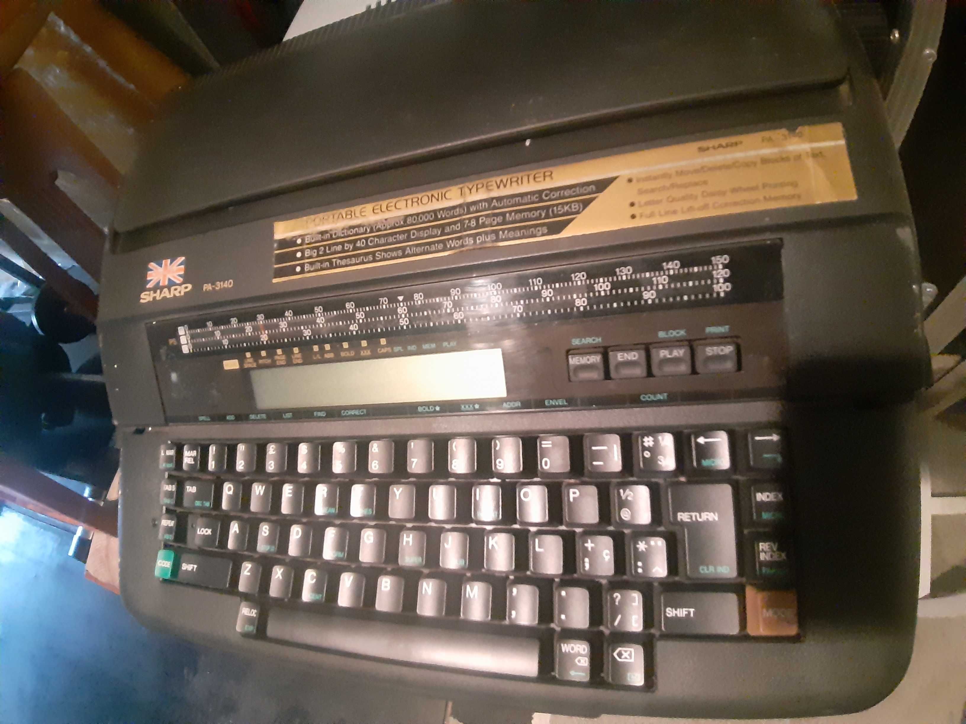 Elektryczna maszyna do pisania SHARP PA 3140