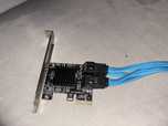 Controladora SATA 3 com 4 portas PCI-e x1