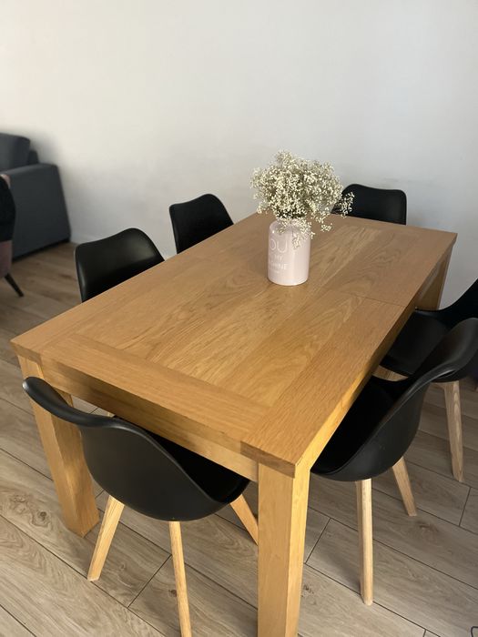 Stół drewniany rozkładany paged 145/190/235x85