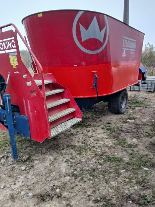 Wóz Paszowy Paszowóz SILOKING Tył Wysyp