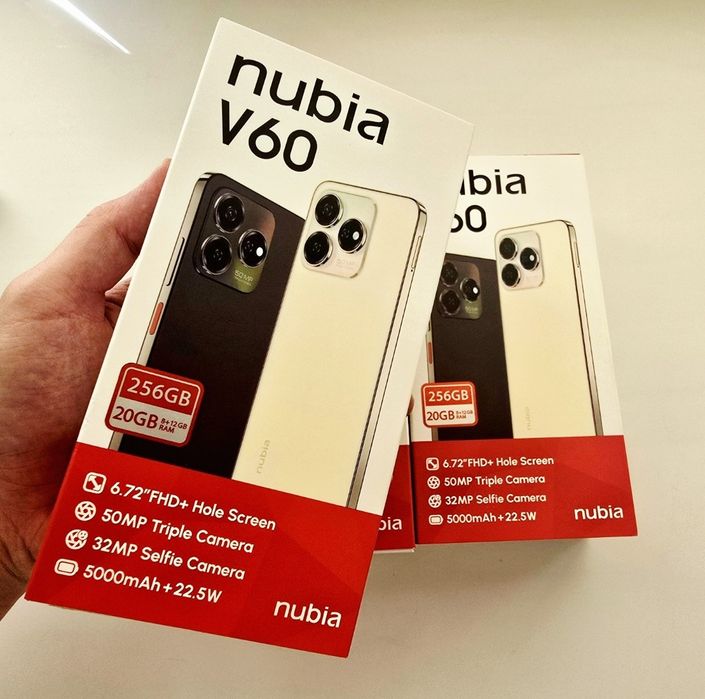 НОВИНКА ZTE Nubia V60 8/256Gb. NFC/Запаковані/Глобал версії!