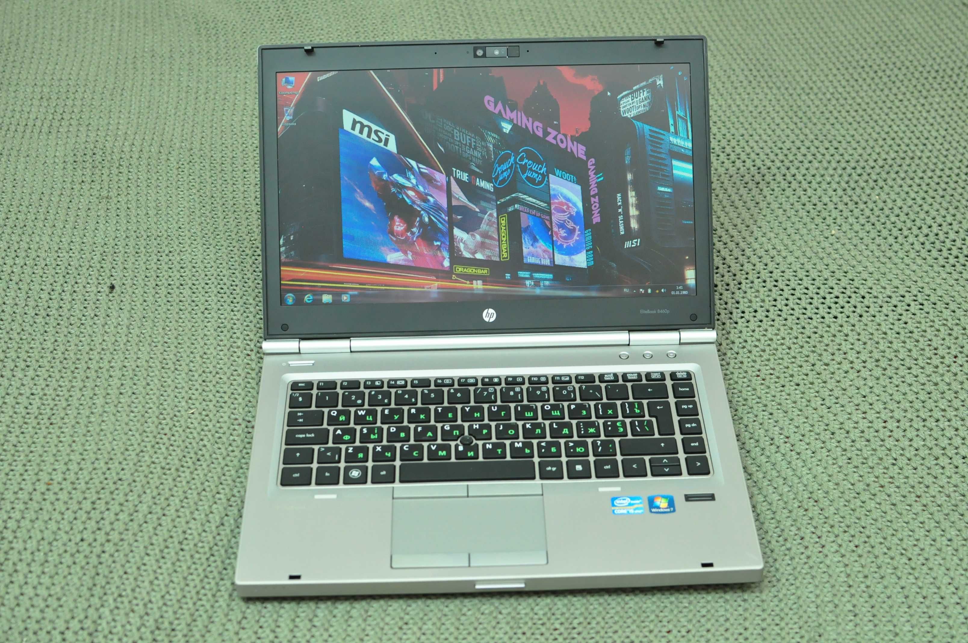 Мощный ноутбук HP 8460 (Core i5/8Gb/SSD/Video 2Gb)