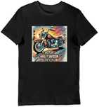 Koszulka męska motocyklowa Harley-Davidson czarna 2XL