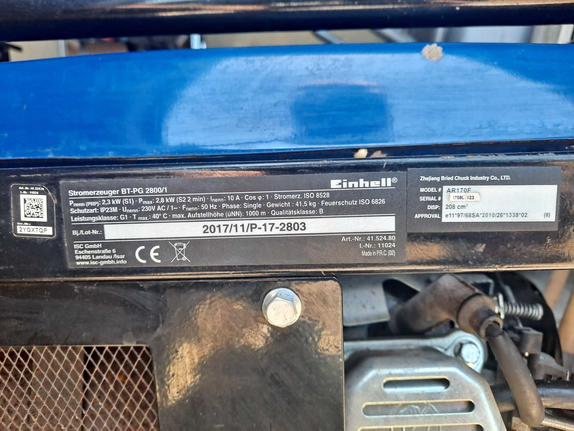 Gerador EINHEILL BT-PG 2800/1